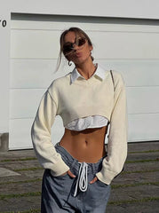 Taliah Crop Sweater