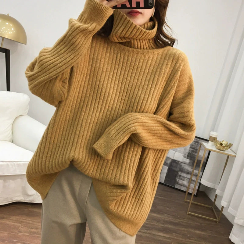 Hollis Turtleneck Loose Sweater