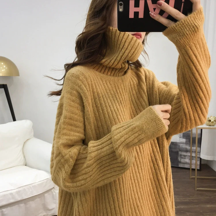 Hollis Turtleneck Loose Sweater