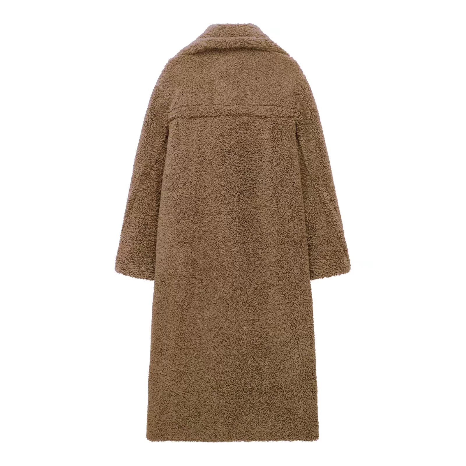 Royal Faux Fur Loose Maxi Coat