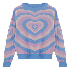 Pastel Heart Sweater