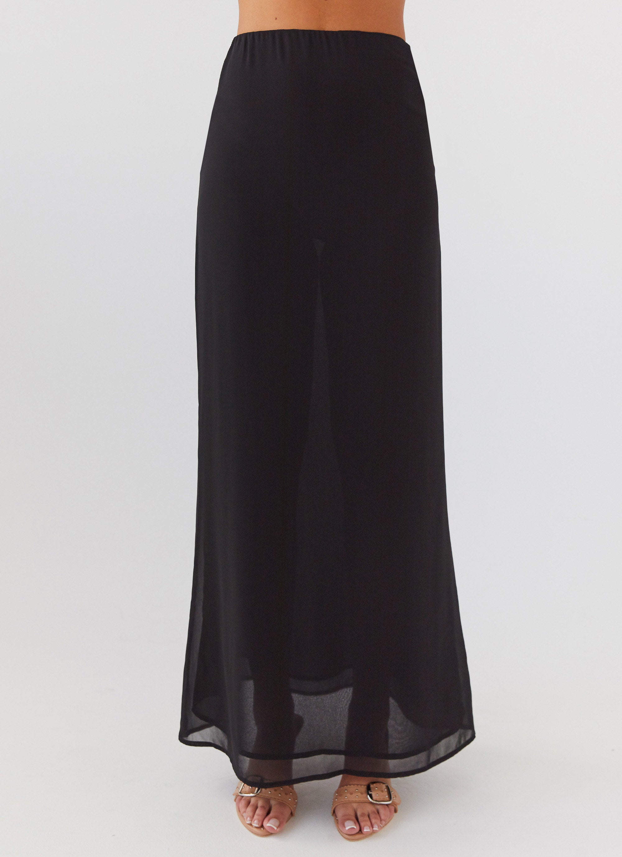 Nightfall Maxi Skirt - Midnight