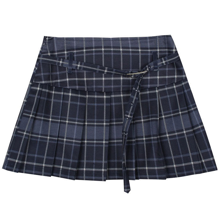 Preppy Aesthetic Plaid Skirt