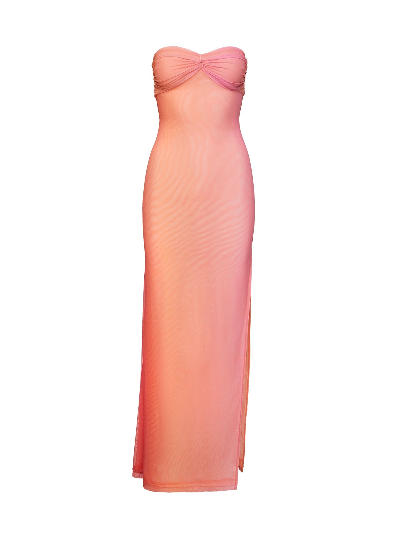 Rosalina Sheer Maxi Dress Pink