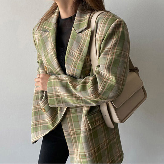 Smarty Pants Plaid Jacket