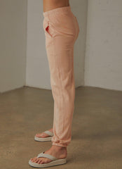 Vintage Dye Boyfriend Jogger - Certan Peach