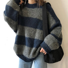 Cozy Days Striped Sweater