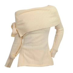 Balletcore Of Shoulder Sweater