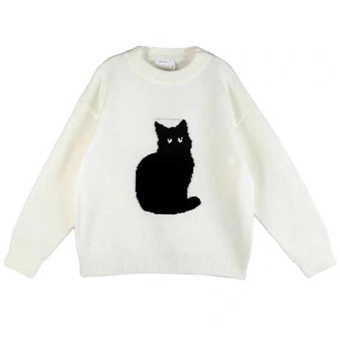 Black Cat Aesthetic Sweater