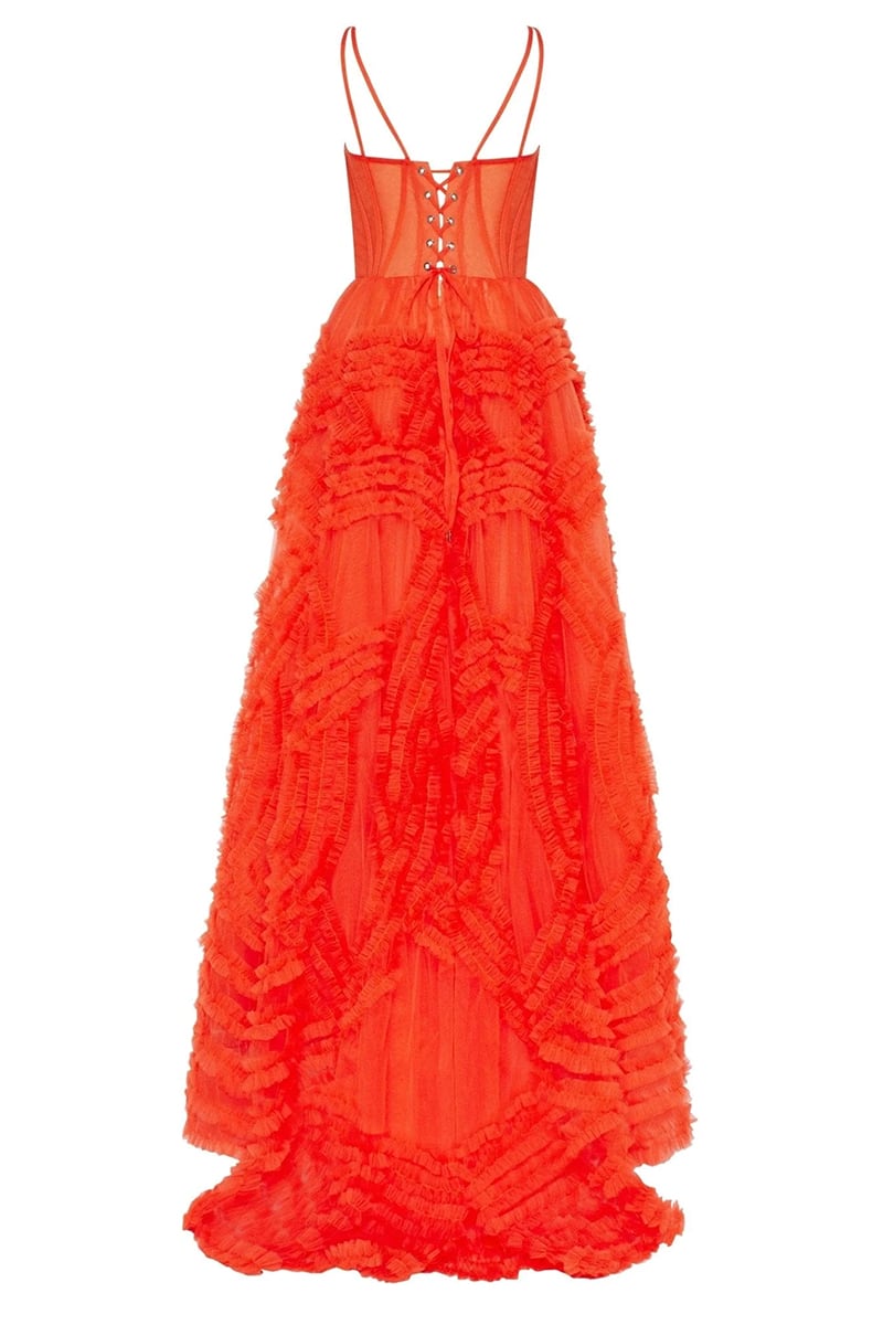 Charley A-line Tulle Maxi Dress