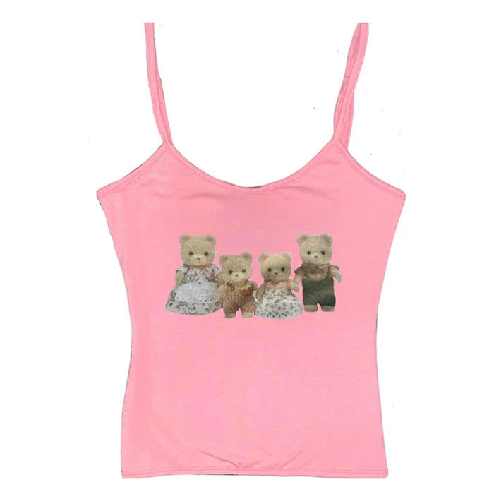 Y2K Cute Bears Tank Top