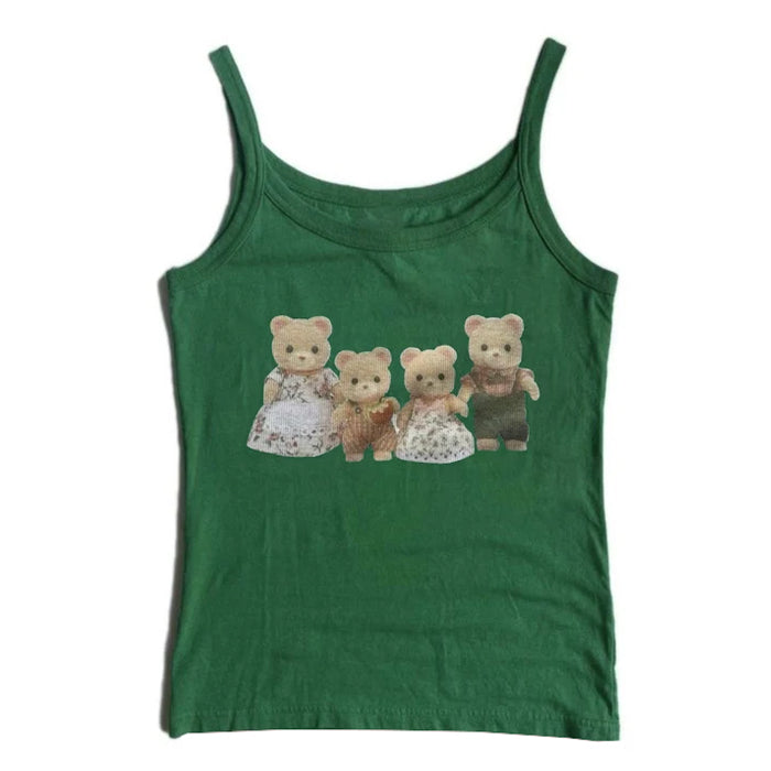 Y2K Cute Bears Tank Top