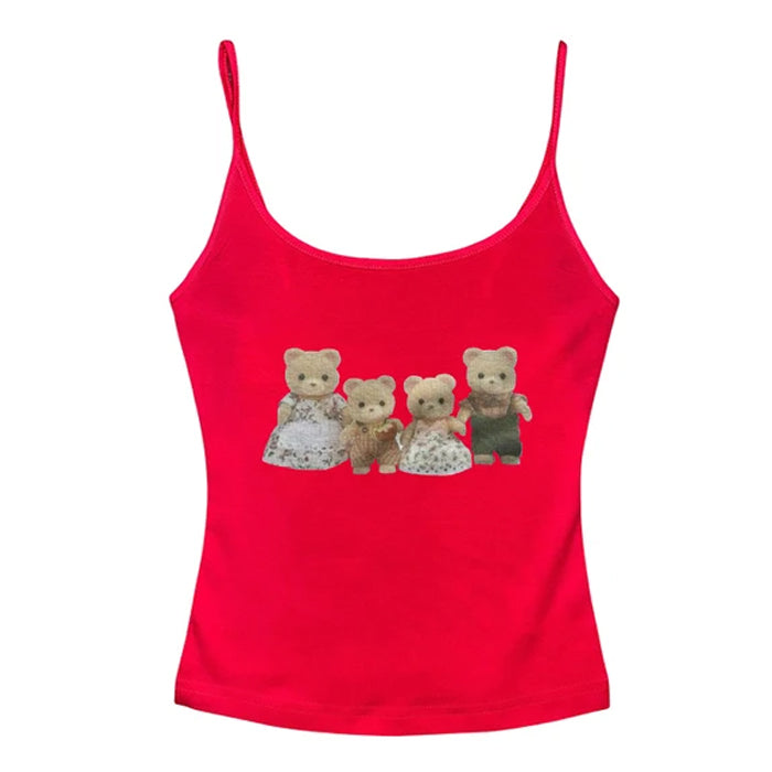 Y2K Cute Bears Tank Top