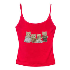 Y2K Cute Bears Tank Top