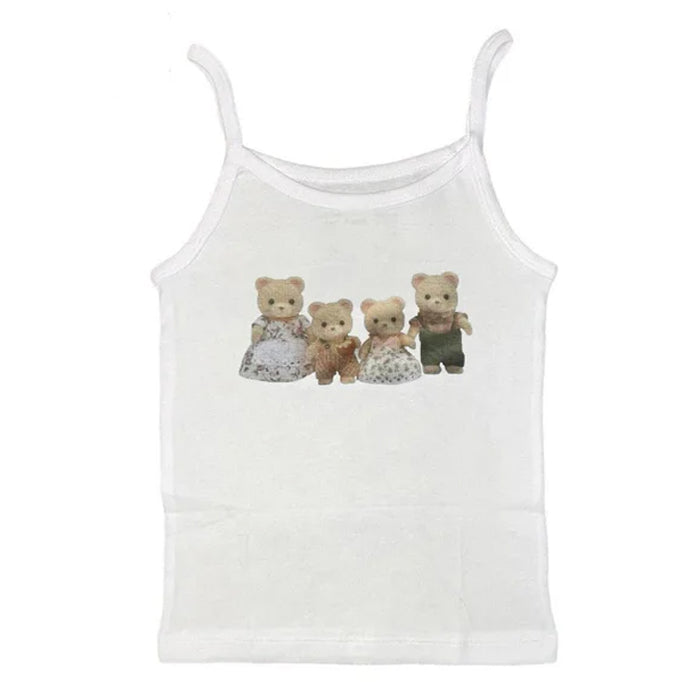 Y2K Cute Bears Tank Top