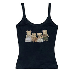 Y2K Cute Bears Tank Top