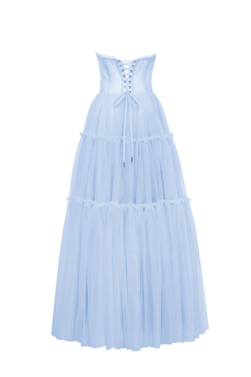 Evening Philosophy Tulle Maxi Dress