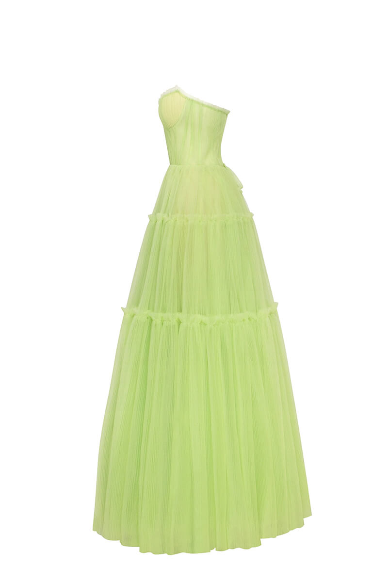 Evening Philosophy Tulle Maxi Dress