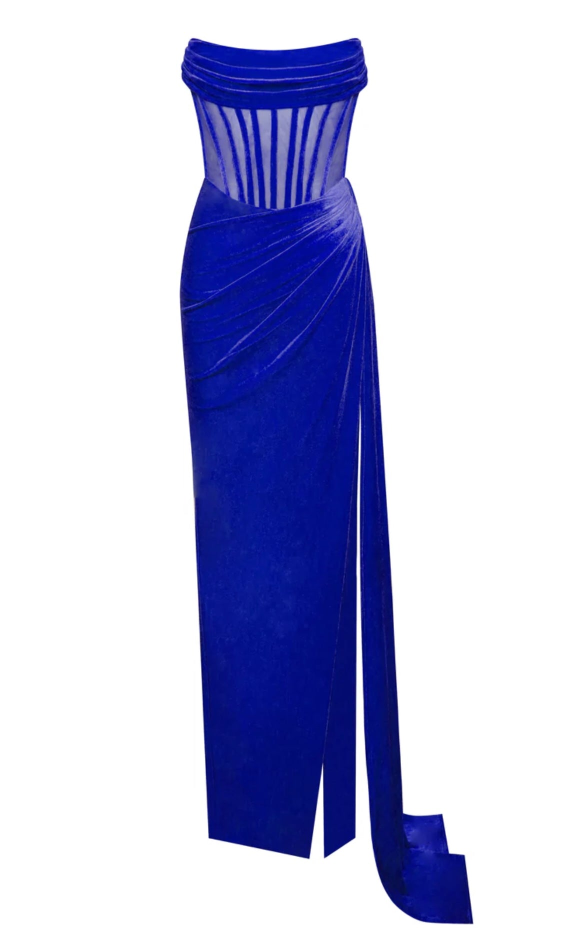 LINED VELVET GOWN