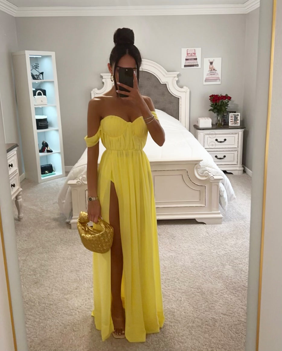 YELLOW MAXI DRESS