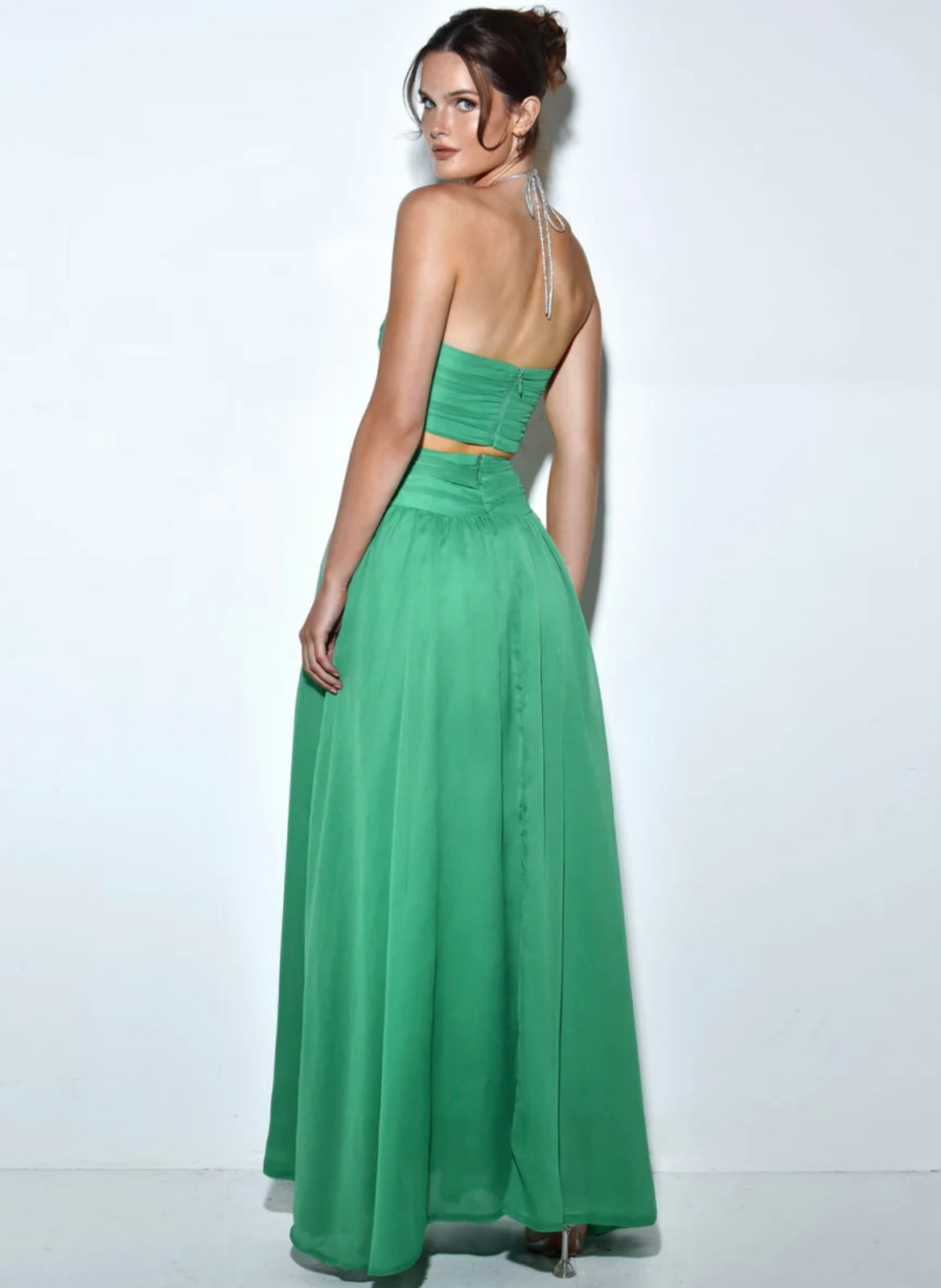 QUIN SILK MAXI DRESS