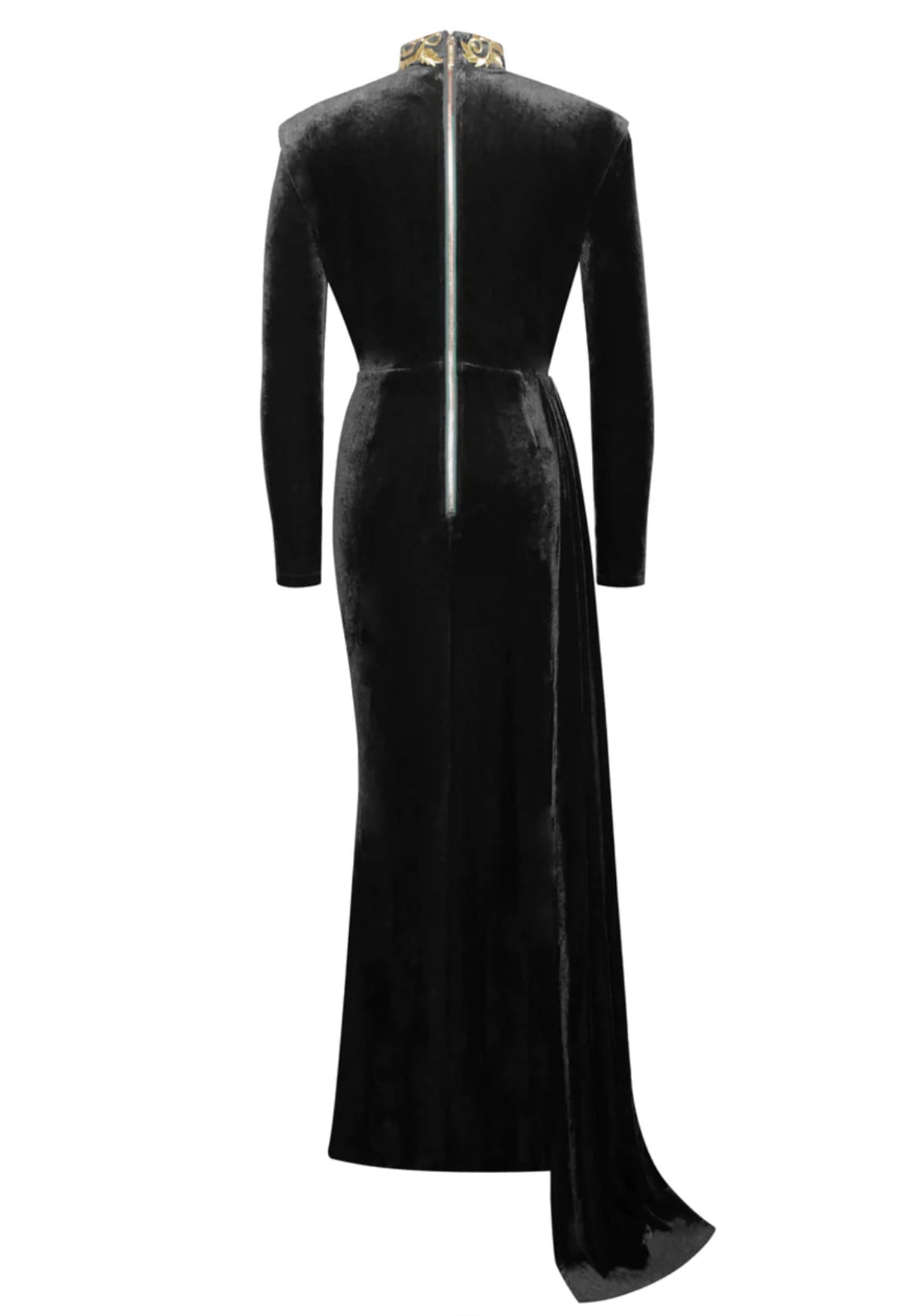 BLACK VELVET GOWN