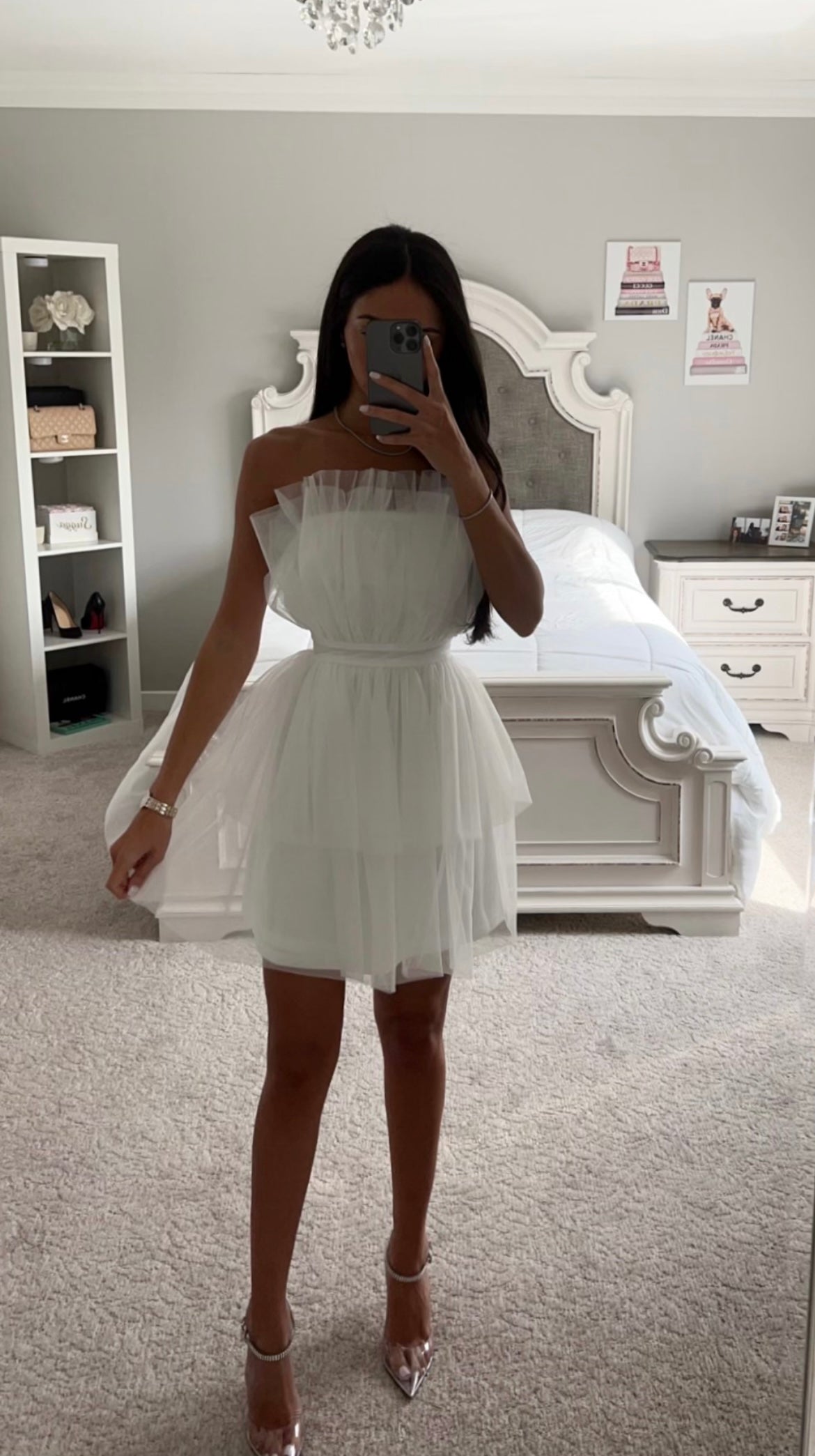 TULLE MINI DRESS