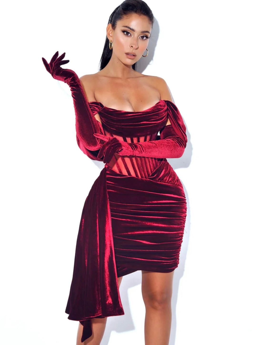 BELLA VELVET DRESS