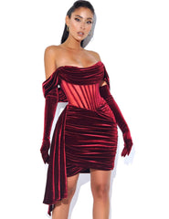 BELLA VELVET DRESS