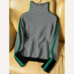 korean Pullover Sweater knitted sweaters knit jumpers for women fashion 2023 sweater Female Women's Turtleneck knitwears tops