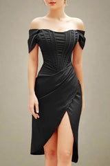 Leona Bodycon Dress - Classic Black