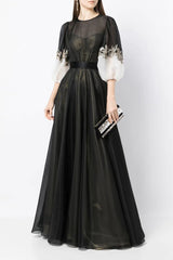 Medeline Black Maxi Dress