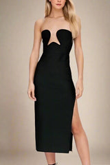 Mika Bodycon Midi Dress - Classic Black