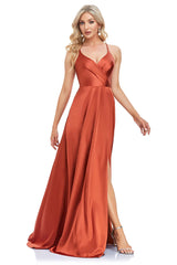 Mythical Romance Backless Satin Maxi Dress