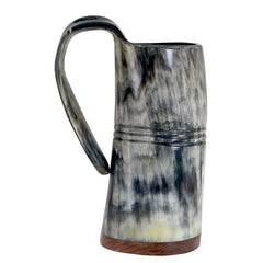 Natural Handmade Viking Mug Drinking Tankard Ox Horn Cups Horn Coffee Mug