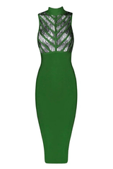 Paige Bodycon Dress - Emerald Green