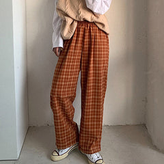 Cozy Up Plaid Trousers