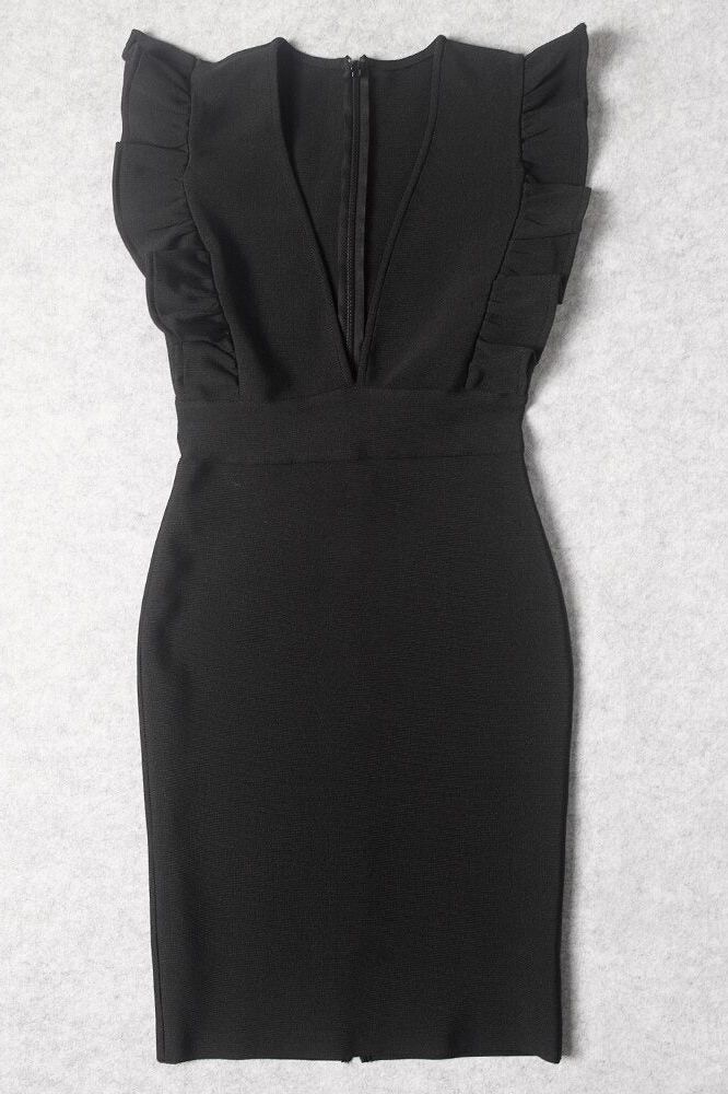 Phoebe Bodycon Dress - Classic Black