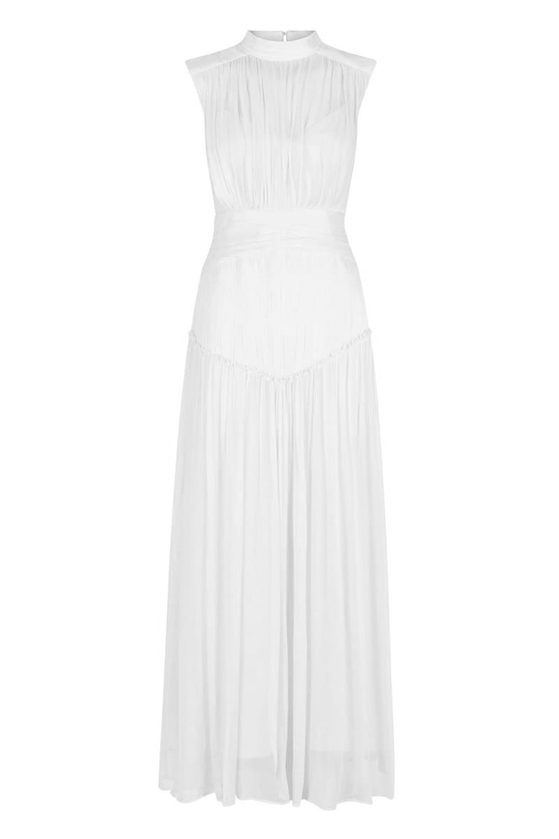 Remarkable Moment High Neck Maxi Dress