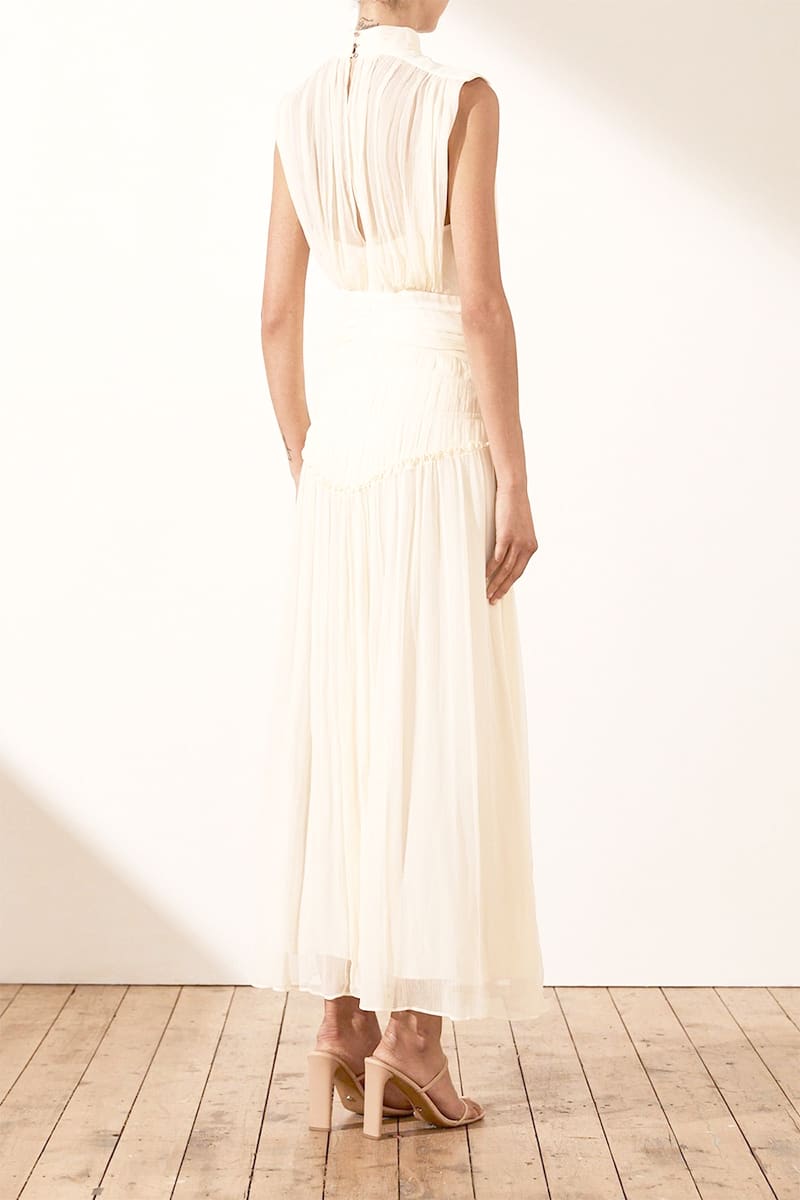 Remarkable Moment High Neck Maxi Dress