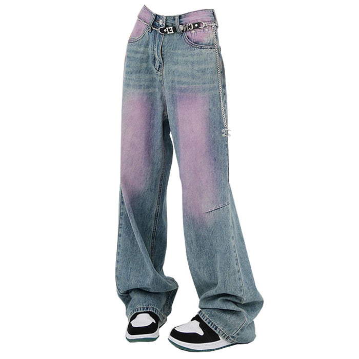 Skater Girl Wash Baggy Jeans