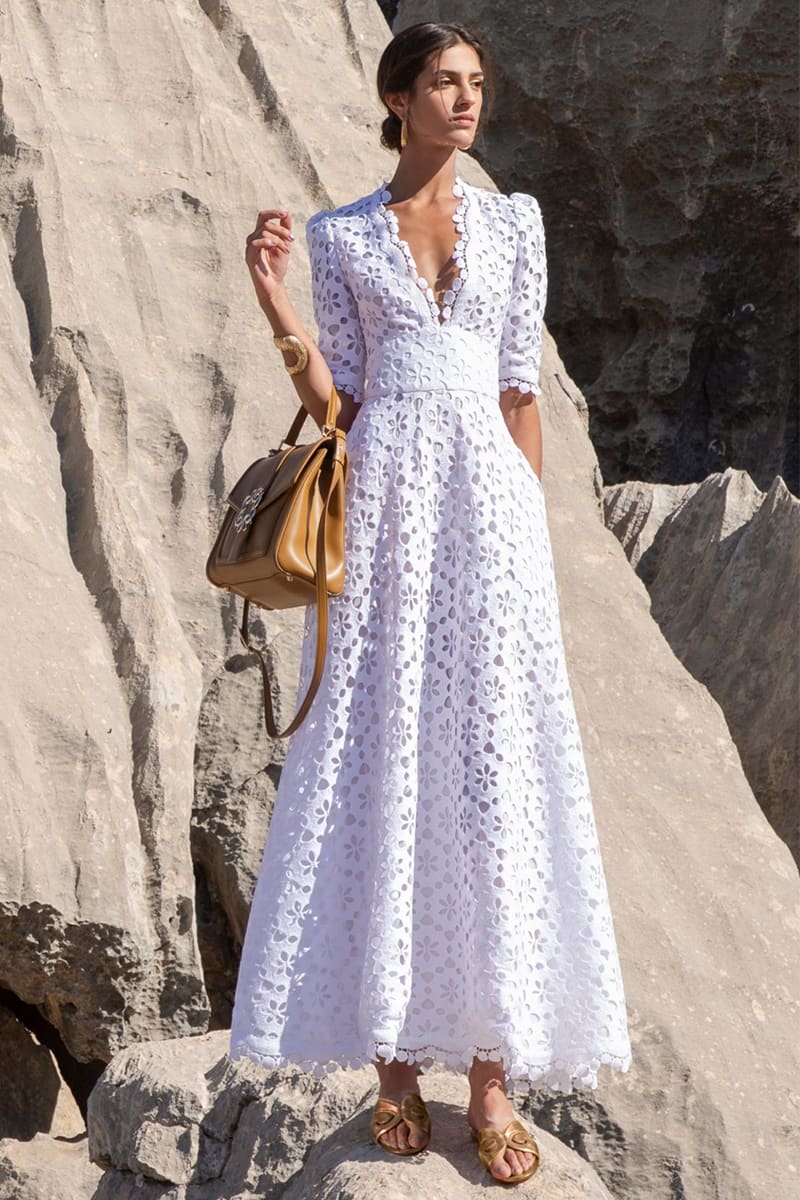 Somerset White Eyelet Maxi Dress