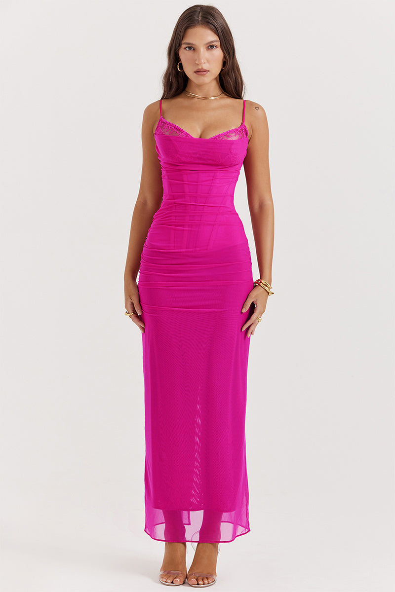 Sweet Amor Bodycon Maxi Dress