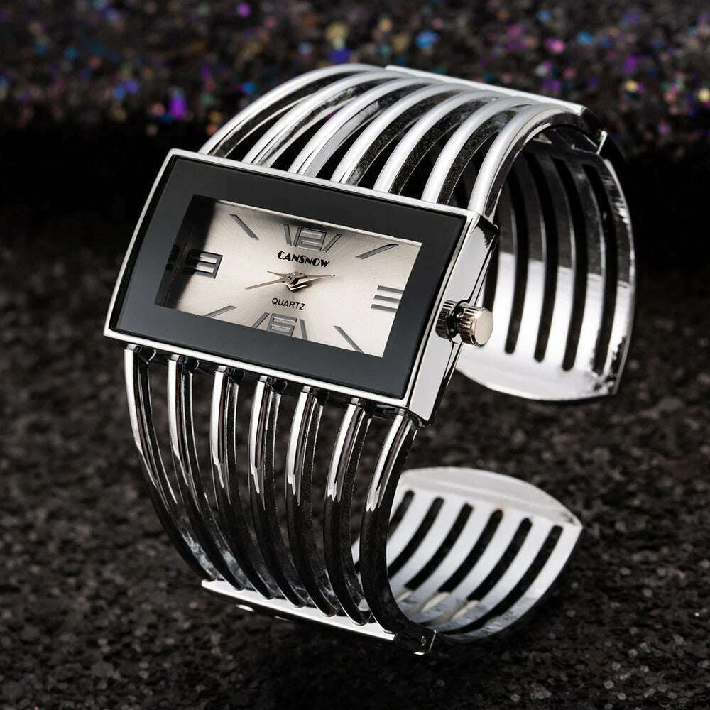 Women&#39;s Watches New Luxury Bangle Steel Bracelet Fashion Rectangle Small Dial Ladies Quartz Wristwatches Clock Relogio Feminino