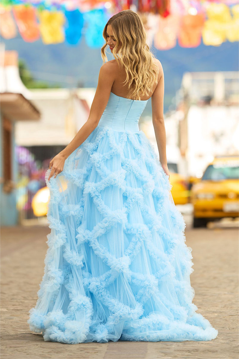 Wonderful Waltz Strapless Maxi Dress