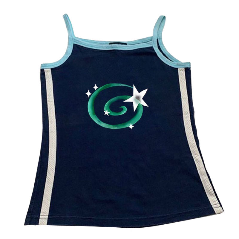 Y2K Aesthetic Star Tank Top